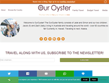 Tablet Screenshot of ouroyster.com